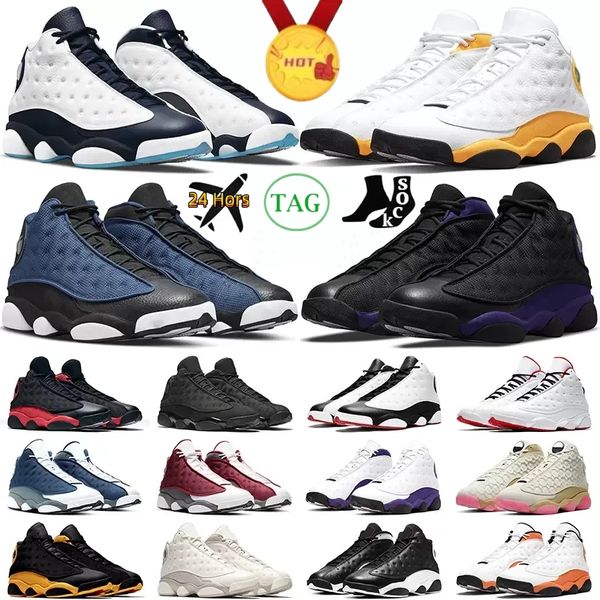 jumpman 13 13s mens basketball shoes university french brave blue red flint hyper royal chicago obsidian black cat starfish purple men train